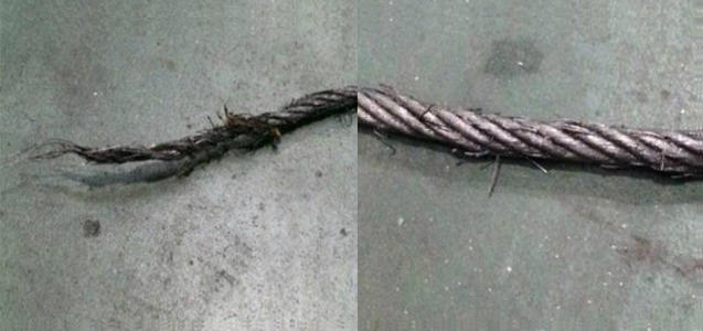 钢丝绳,钢丝绳磨损